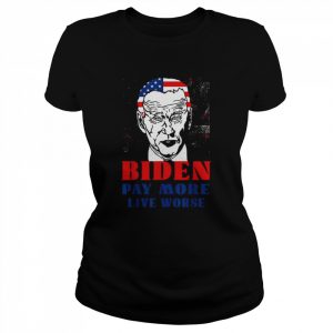 Anti Biden Pay More Live Worse Biden Inflation Outfit T-Shirt Classic Women's T-shirt