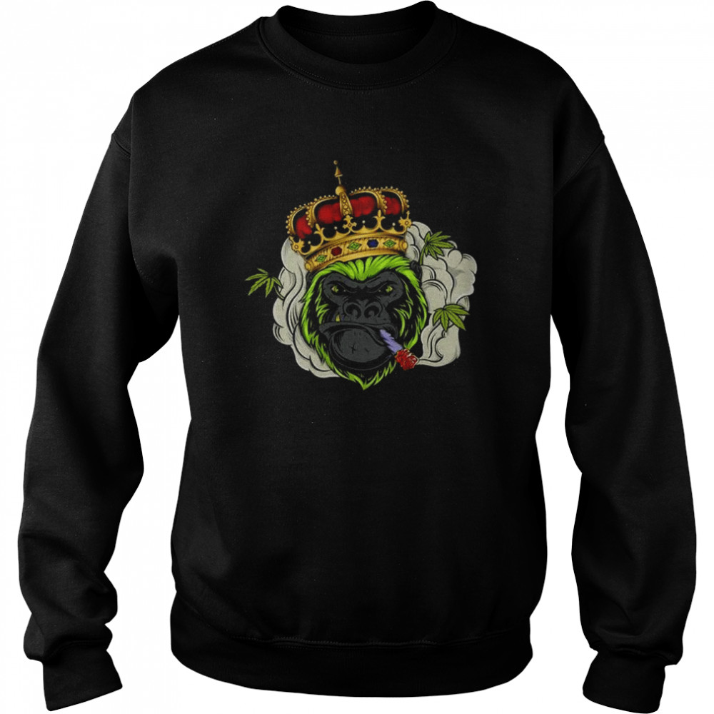 Awesome Gorilla king Shirts Unisex Sweatshirt