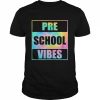 Back To School Preschool Vibes Tie Dye First Day Teacher T-Shirt Classic Men's T-shirt