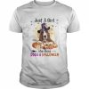 Basset Hound Just A Girl Who Loves Dogs And Halloween Shirt Classic Men's T-shirt