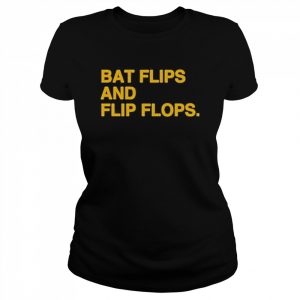 Bat Flips and flip flops merch  Classic Women's T-shirt