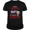 Bbq grilling world famous slap yo mama barbecue  Classic Men's T-shirt