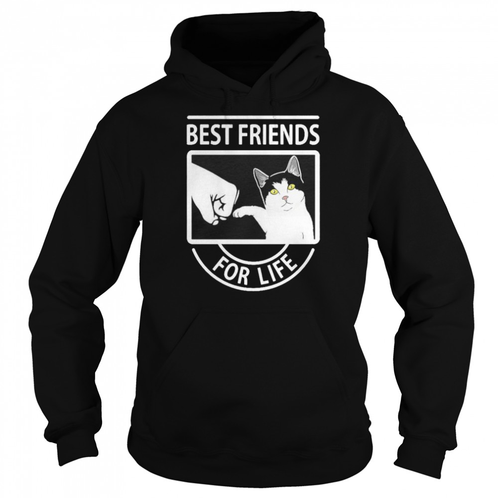 Best friends for life cat  Unisex Hoodie