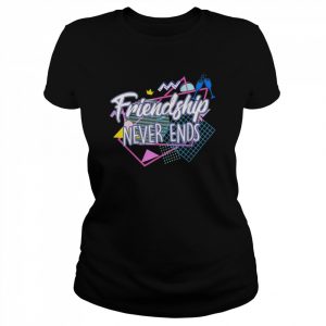 Bestie BFF For 2 Matching Friendship Never Ends Vintage T-Shirt Classic Women's T-shirt