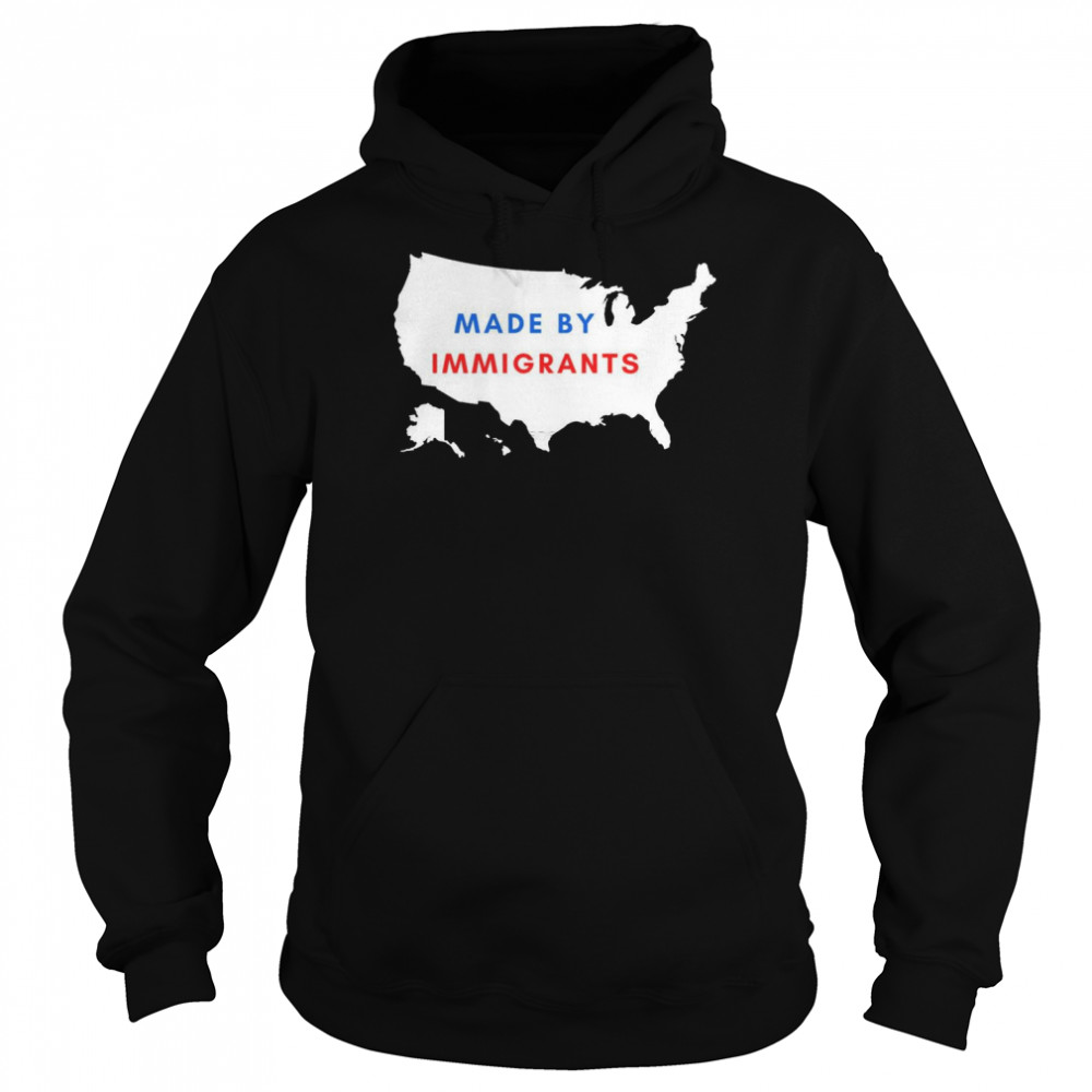 Biden America Is A Nation Of Immigrants Shirt Unisex Hoodie