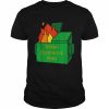 Biden economic plan dumpster fire  Classic Men's T-shirt