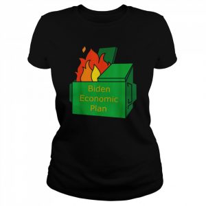 Biden economic plan dumpster fire  Classic Women's T-shirt