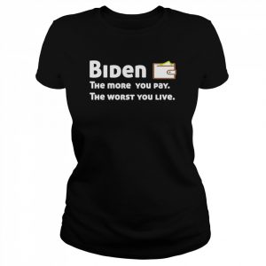 Biden the more you pay the worst you live  Classic Women's T-shirt