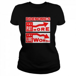 Bidenomics pay more live worse  Classic Women's T-shirt