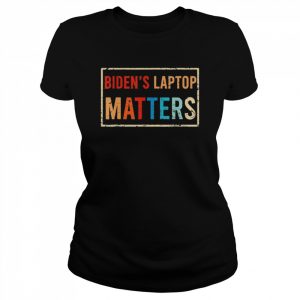 Biden’s Laptop Matters Anti Democrat Pro Trump 2024 T-Shirt Classic Women's T-shirt