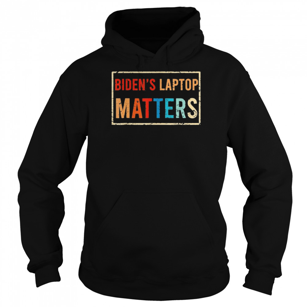 Biden’s Laptop Matters Anti Democrat Pro Trump 2024 T-Shirt Unisex Hoodie