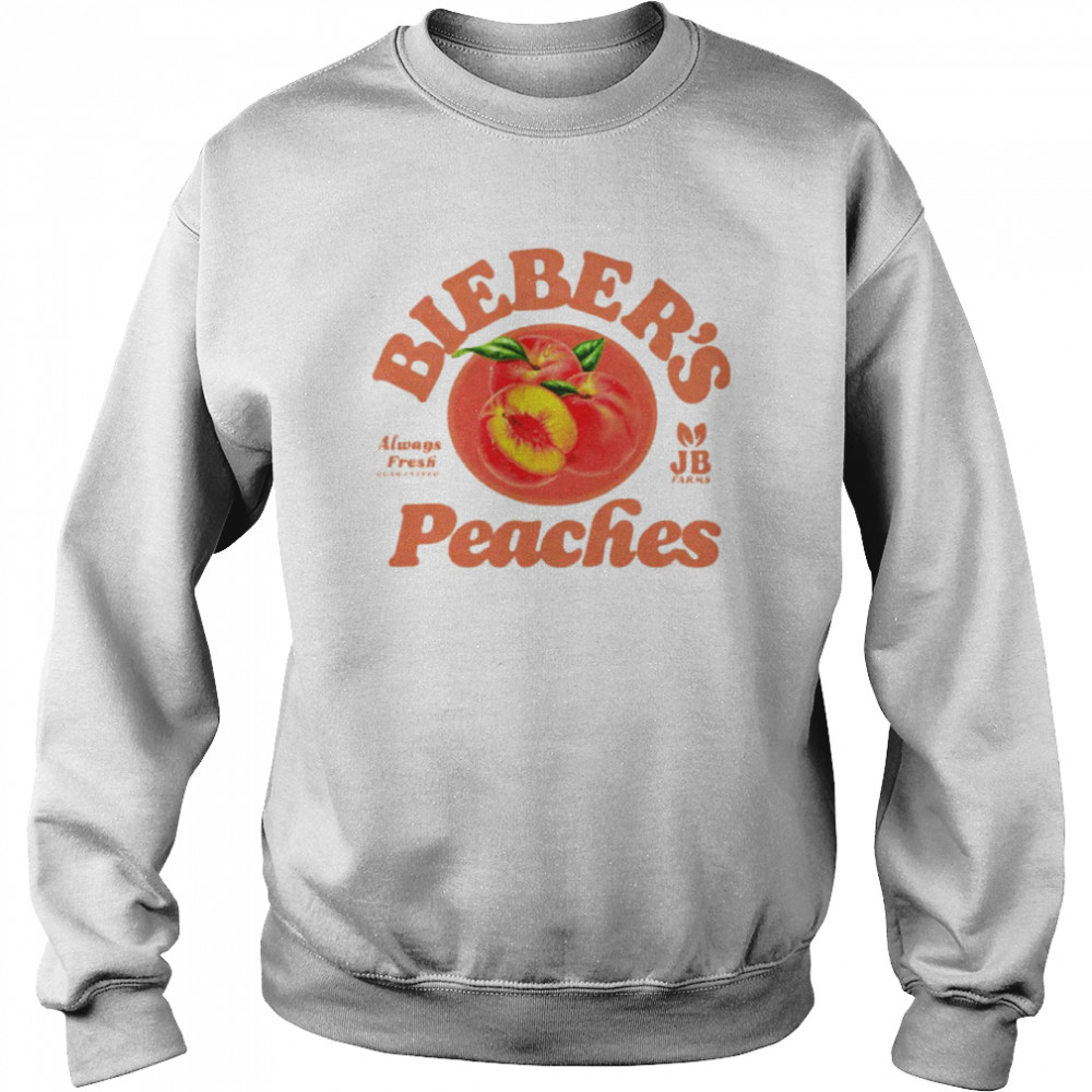 Bieber’s peaches  Unisex Sweatshirt