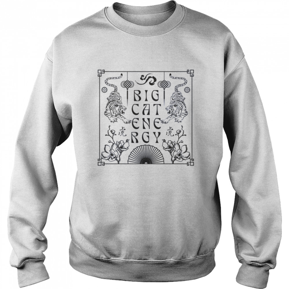 Big Cat Energy Year of the Tiger Vintage Tiger  Unisex Sweatshirt