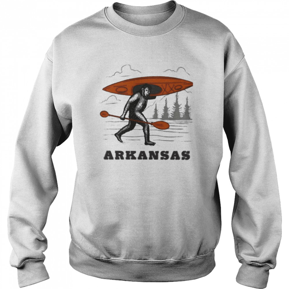 Bigfoot Arkansas Shirt Unisex Sweatshirt