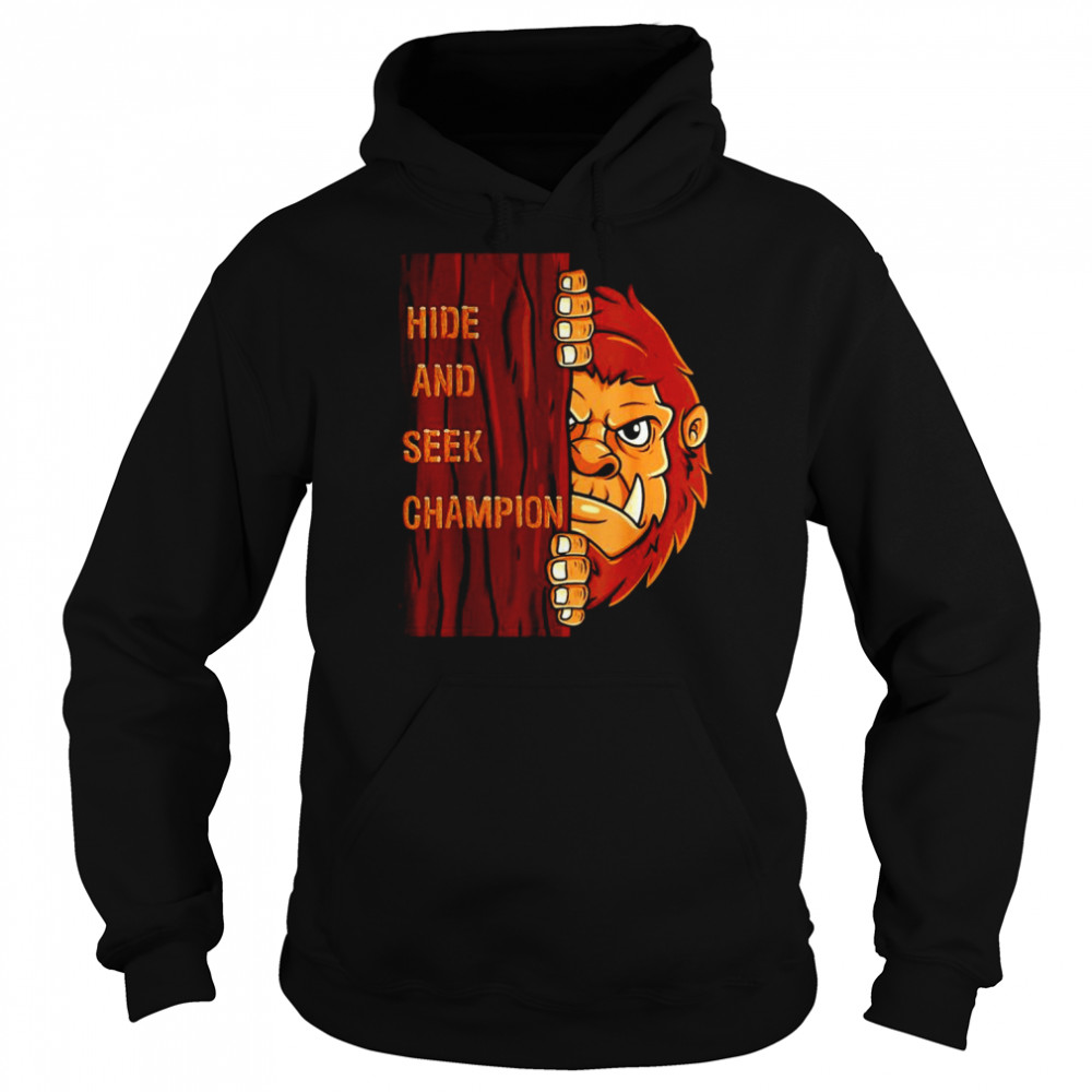 Bigfoot Hide And Seek Champion unisex T- Unisex Hoodie