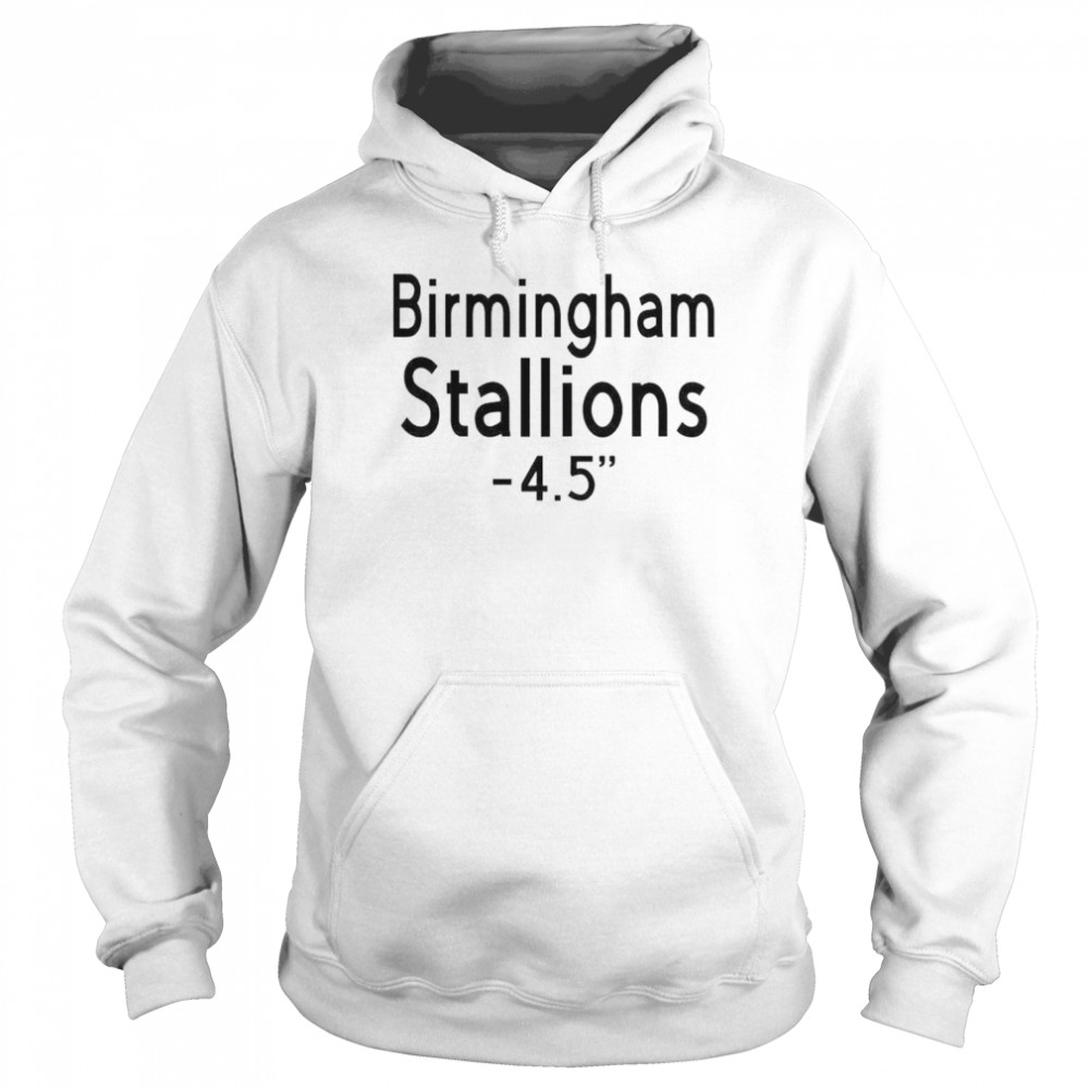 Birmingham Stallions 4.5 Inch  Unisex Hoodie