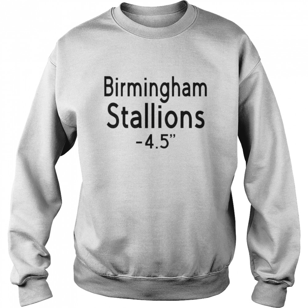 Birmingham Stallions 4.5 Inch  Unisex Sweatshirt