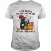 Black French Bulldog I like people the way I like my Tea in a bag underwater Halloween  Classic Men's T-shirt