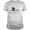 Black Labrador Breed is the heartbeat at my feet  Classic Men's T-shirt