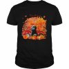 Black Labrador Pup Dog Hollowed Pumpkin Moon Shirt Classic Men's T-shirt