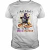 Black Labrador Pup Just A Girl Who Loves Dogs And Halloween Shirt Classic Men's T-shirt