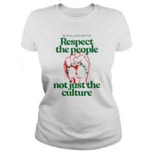 Black Lives Matter Respect the people not just the culture  Classic Women's T-shirt