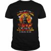 Black Pug once upon a time there was a Girl who really loved Dogs and Halloween it was me the end  Classic Men's T-shirt