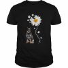 Blue Heeler Daisy flower You are my sunshine  Classic Men's T-shirt