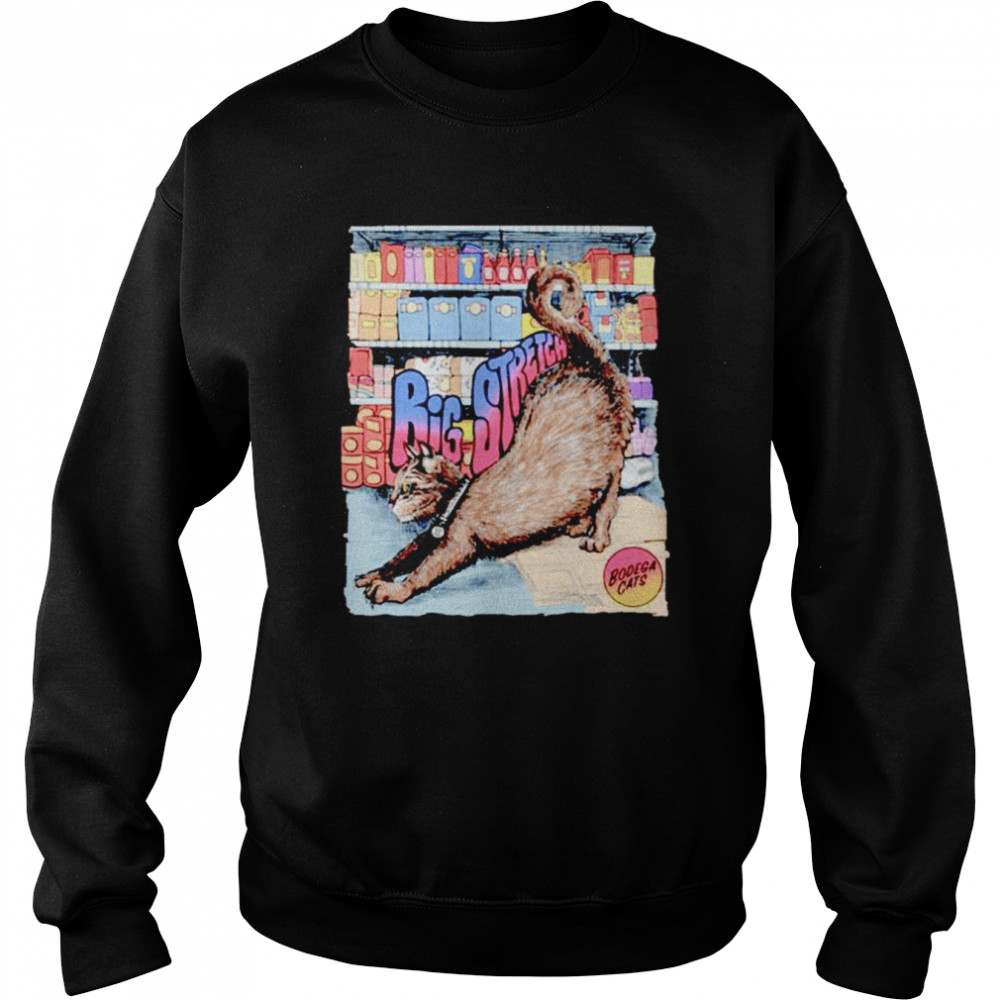 Bodega Cats Big Stretch  Unisex Sweatshirt