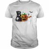 Boo halloween costume spiders ghosts pumpkin & witch hat  Classic Men's T-shirt