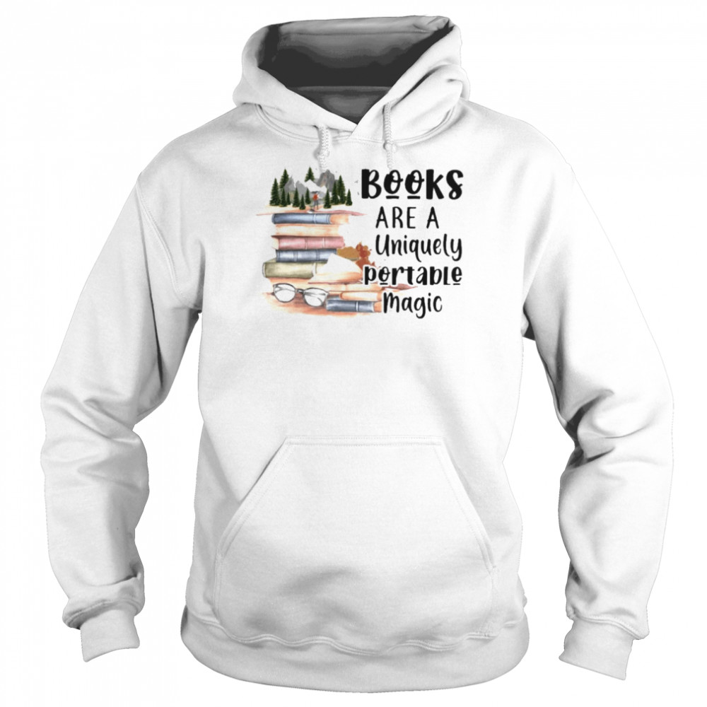 Books are a Uniquely portable magic 2022  Unisex Hoodie