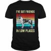 Boston Terrier Dog I’ve Got Friends In Low Places Shirt Classic Men's T-shirt