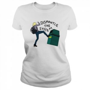 Britta Kicking A Greendale Trash Can  Classic Women's T-shirt