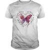 Butterfly half of my heart lives in heaven with my angel  Classic Men's T-shirt