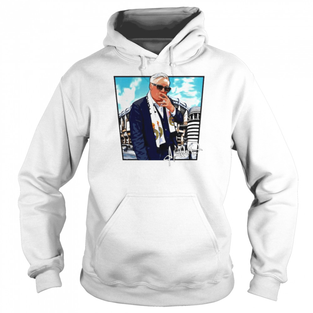 Carlo Ancelotti Champions 2022 signature  Unisex Hoodie