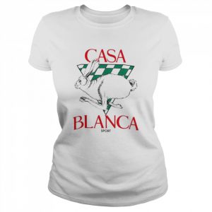 Casablanca Casa Sport Knit Collar Silk Shirt Classic Women's T-shirt