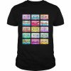 Cassette Tapes Collection 80’s 90’s Music Mixtape  Classic Men's T-shirt