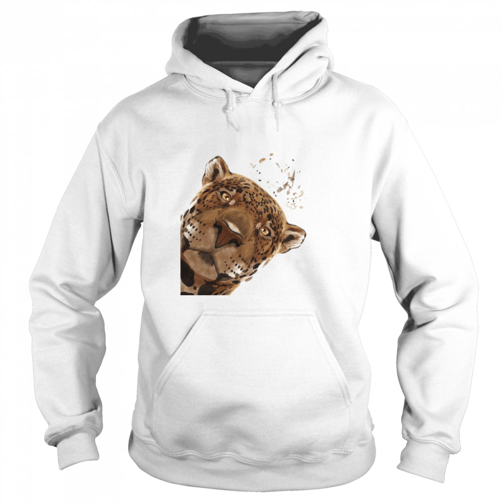 Cat Curious Jaguar Animal Shirt Unisex Hoodie