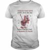 Cat I Realize That Some People Don’t Like Me I Also Realize That I Highly Dgaf Shirt Classic Men's T-shirt