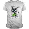 Cat I have ocd obsessive crochet disorder  Classic Men's T-shirt