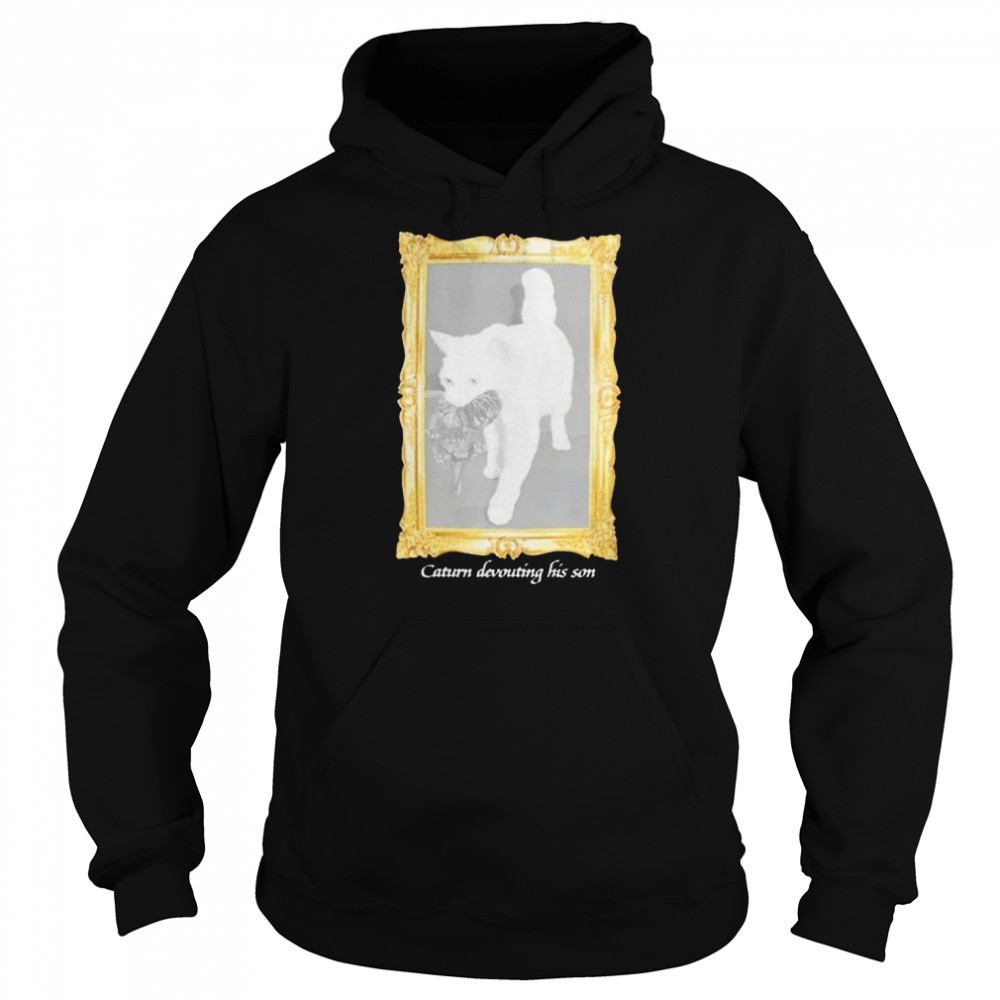 Caturn Devouting His Son Shirt Unisex Hoodie