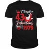 Chapter 43 Fabulous Since 1979 43rd Birthday Shirt Classic Men's T-shirt