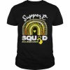 Childhood Cancer Support Squad Gold Ribbon Shirt Classic Men's T-shirt