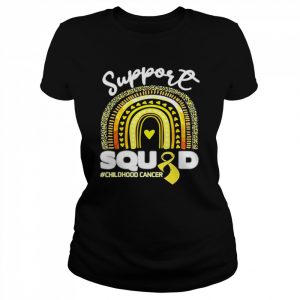 Childhood Cancer Support Squad Gold Ribbon Shirt Classic Women's T-shirt