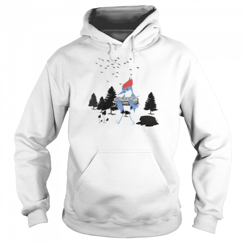 Collecting The Woods Mordecai And The Rigbys   Unisex Hoodie