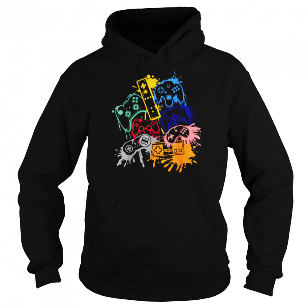 Control All The Things Video Game Controller  Unisex Hoodie