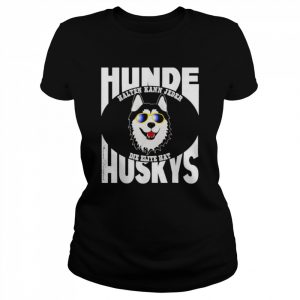 Cool Husky with Sunglasses Sleigh Dog Nordic Elite  Classic Women's T-shirt