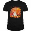 Corgi Dog Hollowed Pumpkin Moon Shirt Classic Men's T-shirt