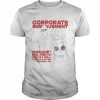 Corporate Enslavement Problems Feel Frees To Give Us A Call Shirt Classic Men's T-shirt