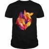 Couple Water Color Wolf  Classic Men's T-shirt